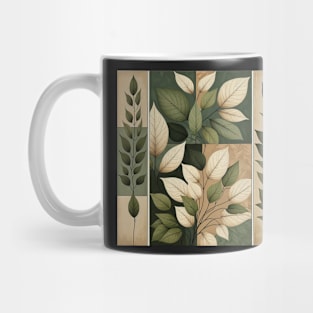 Verdant Mosaic: A Tapestry of Foliage Mug